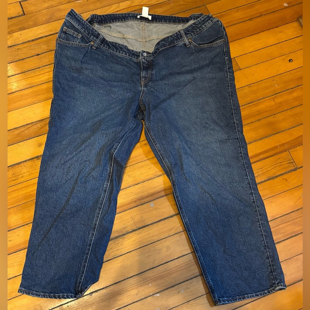 H&M MAMA/Maternity Dark Blue Denim Maternity Jeans